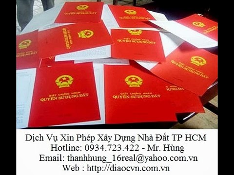 Dịch Vụ Xin Giấy Phép Xây Dựng Nhà Quận Bình Tân - 0934.723.422 - Mr. Hùng