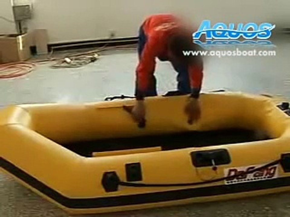 Aquos Inflatable boat :How to repair air leak