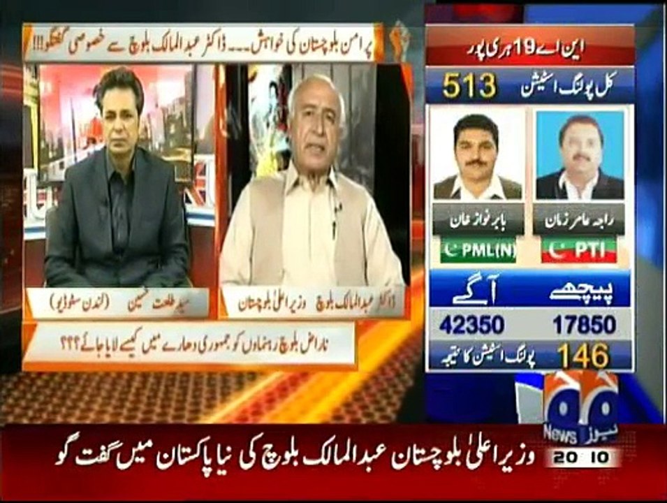 Naya Pakistan With Talat Hussain - 16th August 2015