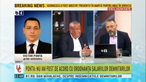 Victor Ponta, despre majorarea indemnizațiilor demnitarilor: Nu am fost de acord.