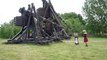 Small trebuchet firing