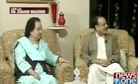 Shahid Masood with Hameed Gul