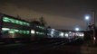 Railfanning BNSF's Chicago Subdivision At Night- LaVernge Station, Berwyn, IL. 6-14-09.
