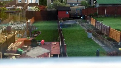 PestBye jet spray repeller motion deterrent animal deterrent in action....