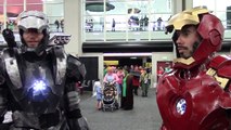 Iron Man & War Machine Cosplay Costumes at Comic Con Salt Lake