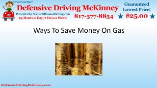Ways To Save Money On Gas
