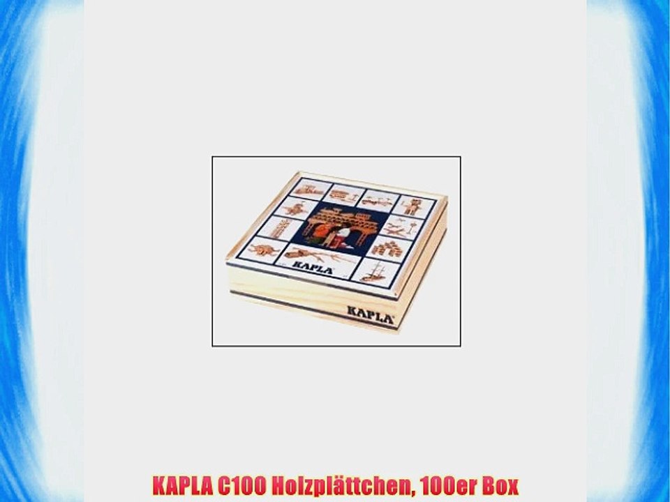 KAPLA C100 Holzpl?ttchen 100er Box