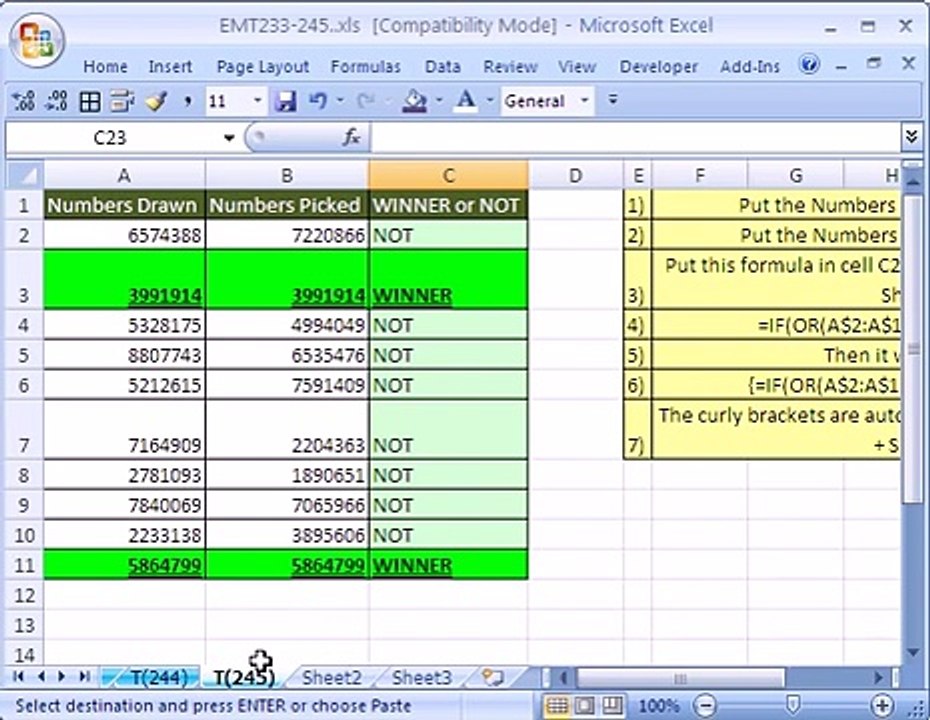 Excel Magic Trick #244: Advanced Filter Extract To New Sheet (Word Criteria)