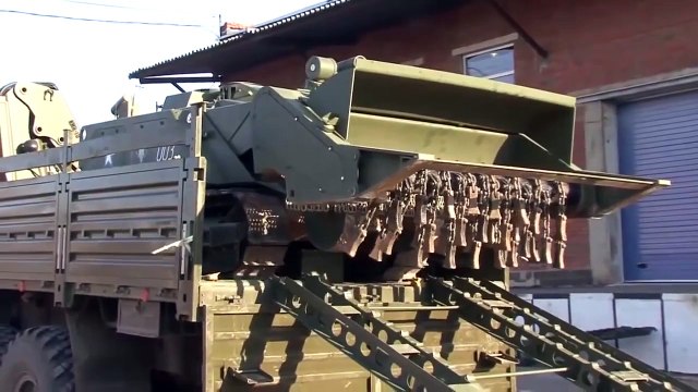 Russian armed forces unmmaned ground robots for mine clearing mission Russia defense industry