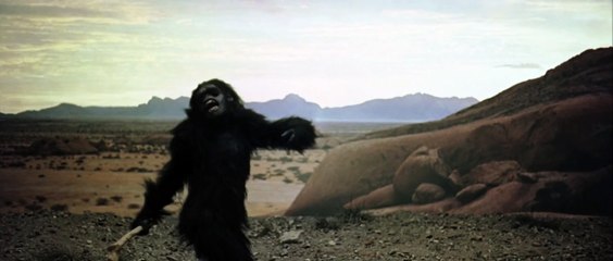 Kubrick's Match Cut vs. Exact Match Cut (2001: A Space Odyssey)