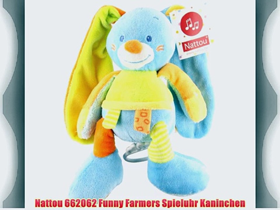 Nattou 662062 Funny Farmers Spieluhr Kaninchen