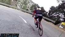 Cycling downhill to port de Sóller, Mallorca april 2014