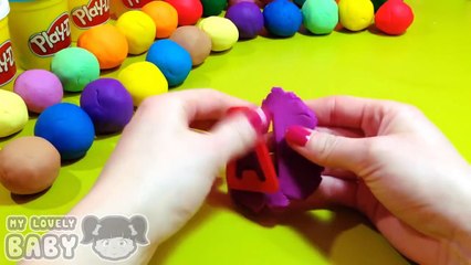Learning Your Alphabet with Play Doh! Funny Learning ABC Party!