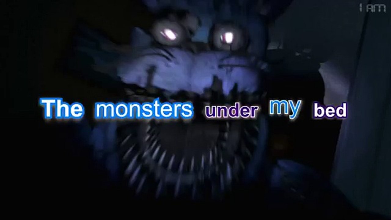 The Monsters Under My Bed (Five Nights at Freddy's 4 Song) - Lyric Video
