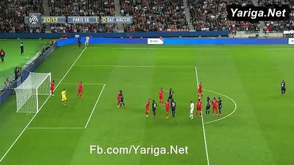 Paris SG 2 - 0 GFC Ajaccio Thiago Silva 16/8/2015