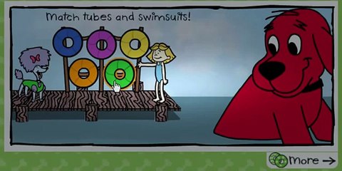 Clifford The Big Red Dog Clifford's Slide Cartoon Animation PBS Kids Game Play Walkthrough