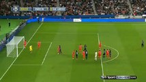 Goal Thiago Silva - PSG 2-0 Gazélec Ajaccio