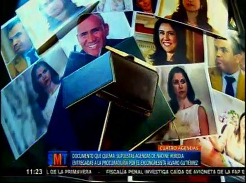 Nadine Heredia se defiende tras aparición de supuestas agendas