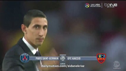 All Goals and Highlights HD | Paris SG 2-0 Gazélec Ajaccio - 16.08.2015 HD