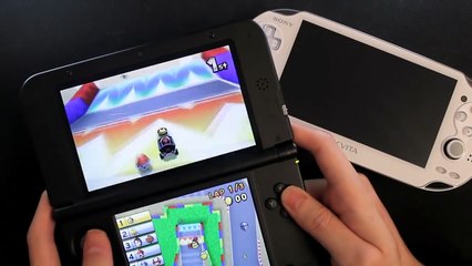 Nintendo 3DS XL - Mario Kart 7 Gameplay - Online World Multiplayer Race HD