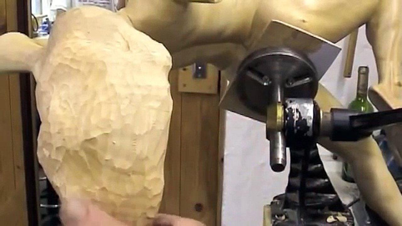 Carving Venus Sample - The Hair - Woodcarving DVD by Ian Norbury