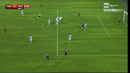 Daniele Baselli Goal Torino 1-1 Pescara Coppa Italia 16.08.2015 HD