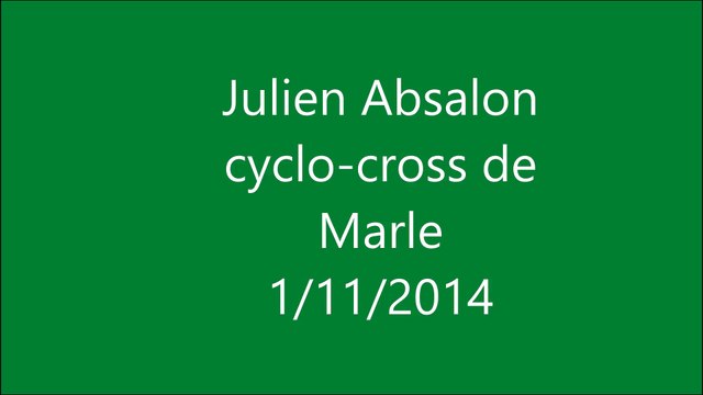 Julien Absalon cyclo-cross de Marle 2014