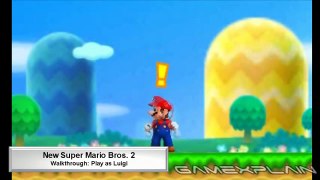 Unlock Luigi in New Super Mario Bros. 2 - Guide & Walkthrough (Nintendo 3DS)