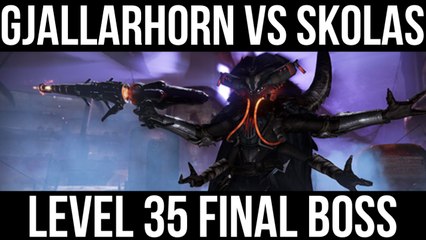 Destiny: GJALLARHORN VS SKOLAS - Prison of Elders Level 35