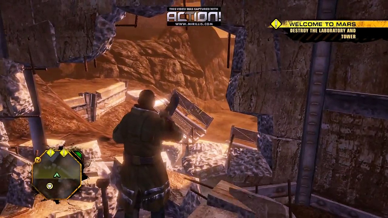 Red Faction Gameplay round 1 in HD steam games