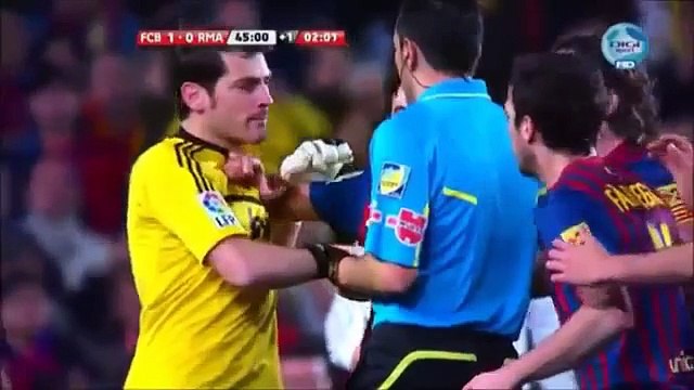 Barcelona Vs Real Madrid - El Clásico (Fights, Brawls, Fouls) Bad Moments