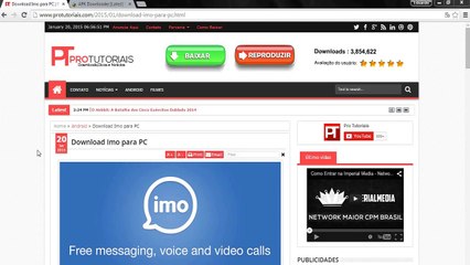 Como Baixar e Instalar  IMO Para Computador 2015