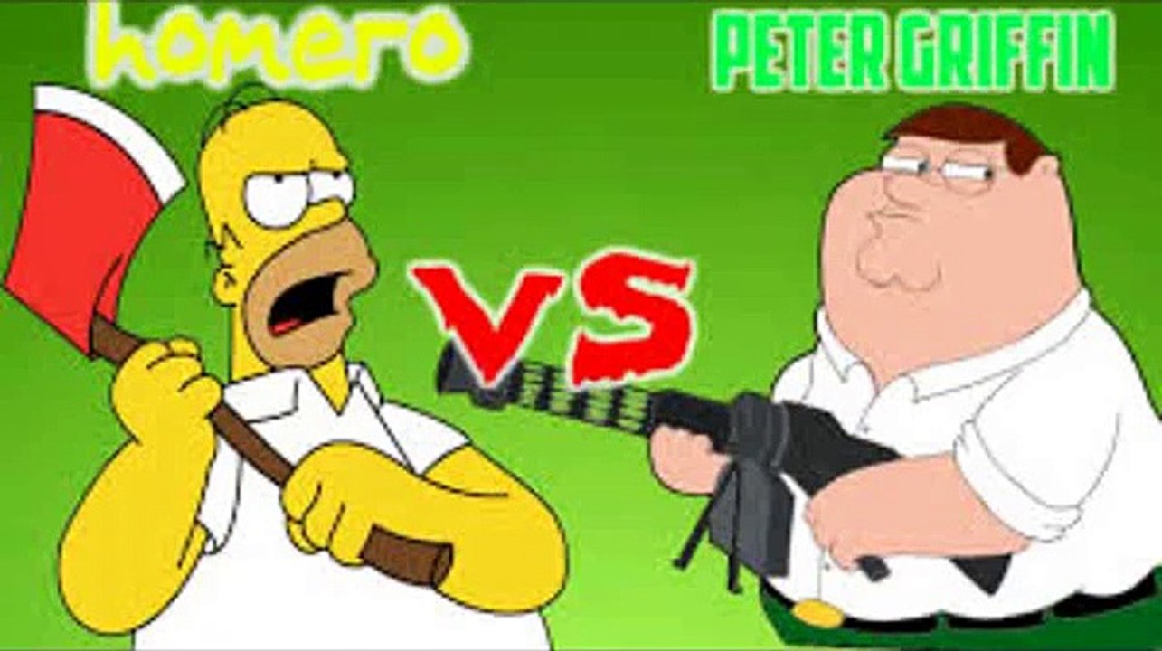 Homer simpson vs peter grifin