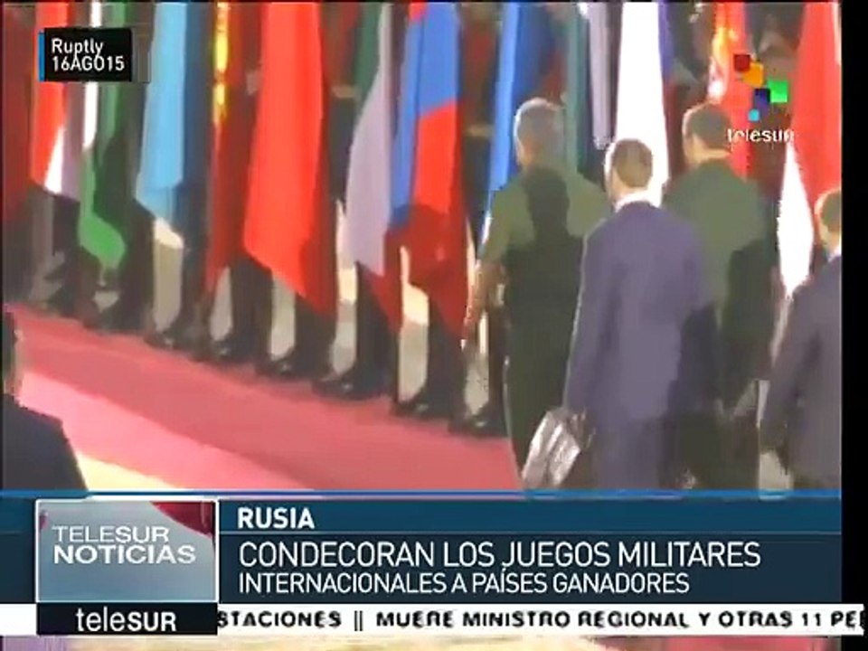 Clausuran Juegos Internacionales Militares en Rusia