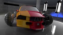 BMW Michelin 3ds max car project