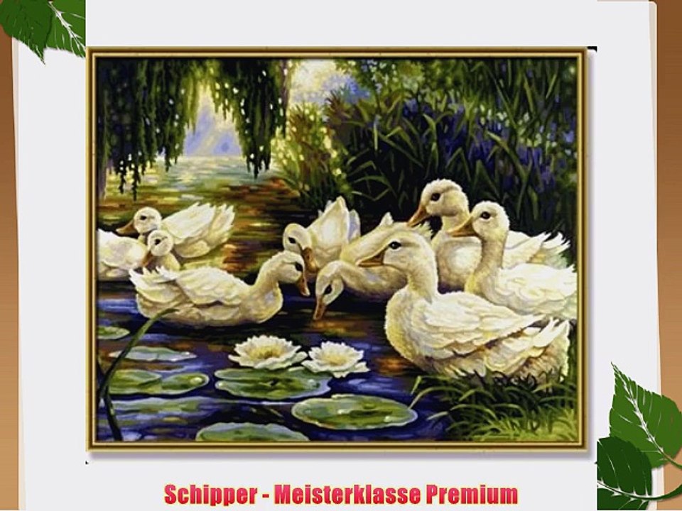 Schipper 609130449 - Malen nach Zahlen - Am Ententeich 40x50 cm