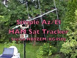 Simple Az/El Ham Radio Satellite Tracker