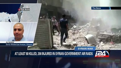 Syria regime raids kill 82 in 'massacre' near Damascus