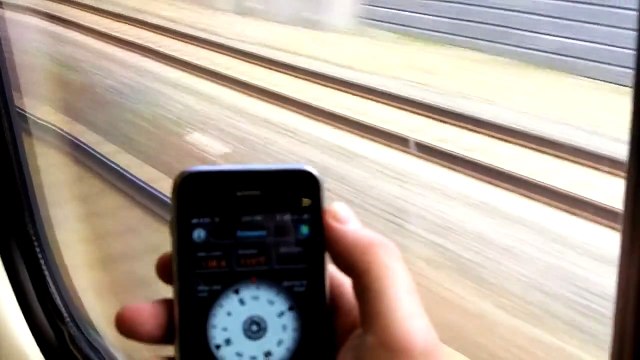 The Amtrak Acela Express hits 150 mph