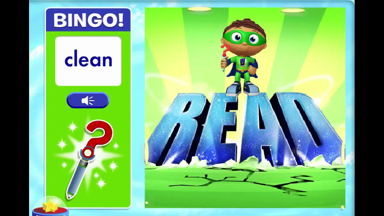 Super Why Reading Power Bingo Cartoon Animation PBS Kids Game Play Walkthrough