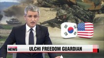 S. Korea, U.S. kick off Ulchi Freedom Guardian exercises Monday