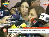 CNE reporta masiva participación en simulacro electoral para elecciones parlamentarias en Venezuela