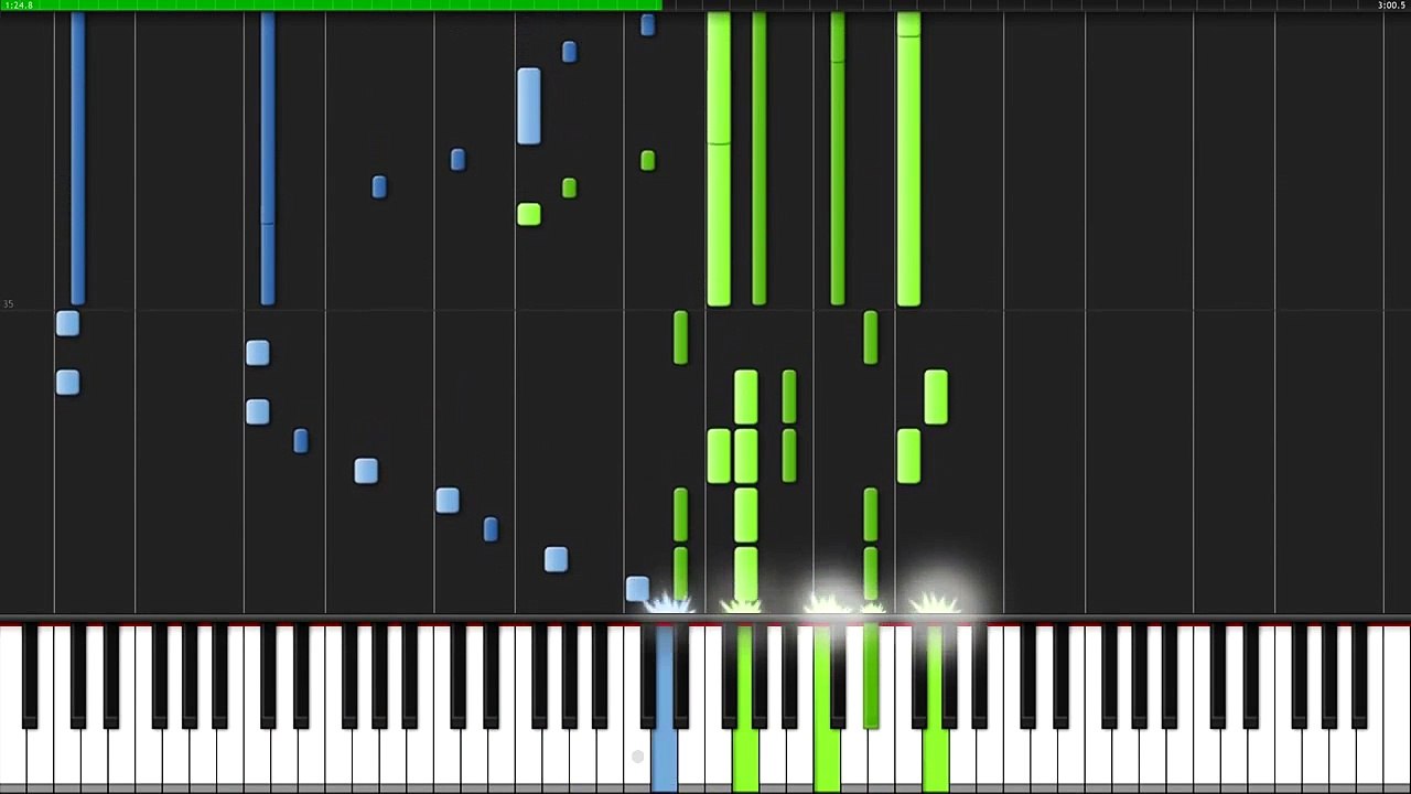 Beauty and the Beast (Theme Song) - Beauty and the Beast [Piano Tutorial] // Kyle Landry (Synthesia)