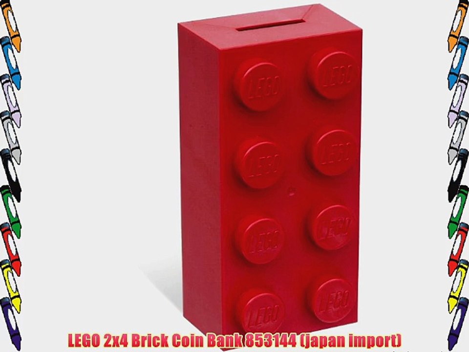 LEGO 2x4 Brick Coin Bank 853144 (japan import)