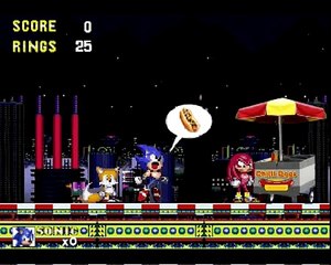 Sonic 3 FAT OBESE SONIC! Gameplay footage simulated