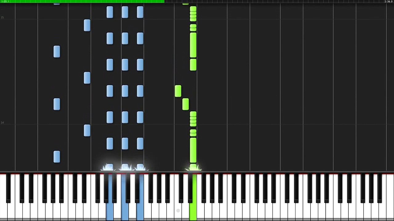 I'm a Gummy Bear - The Gummy Bear Song [Piano Tutorial] (Synthesia)
