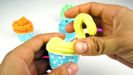 *NEW* Lightning McQueen CARS Hello Kitty Minion Spongebob Ice Cream Cupcakes Playdough Playdoh