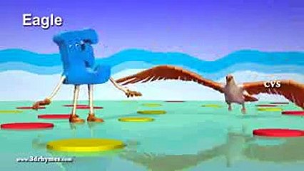 A is for Ant Nursery rhymes   3D Animation ABC Animals Alphabet song for children