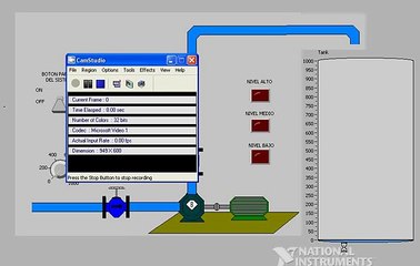 simulacion en labview  automatizacion industrial.avi