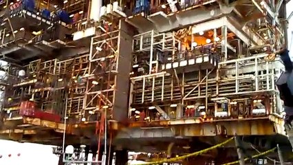 Oil Rig( North Sea )